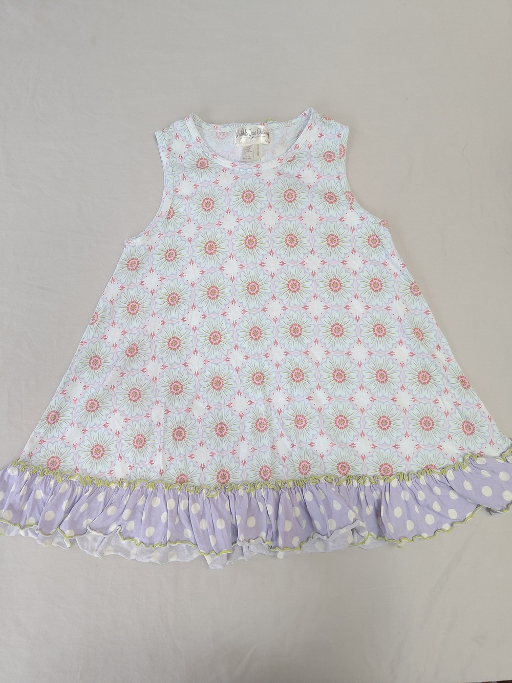 Matilda Jane Good Hart Watercolor Tunic Swing Top Sz 10 Girls
